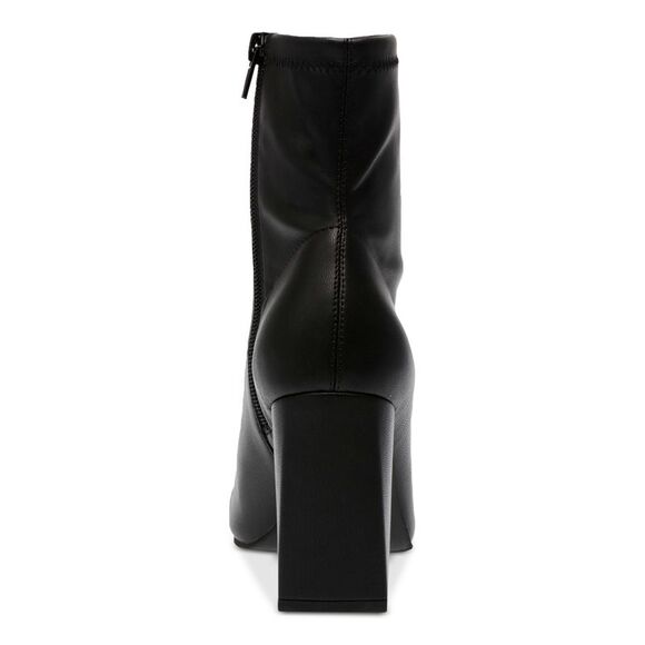 WILD PAIR Womens Black Padded Iloise Pointed Toe Block Heel Booties 7 M - Picture 2 of 4